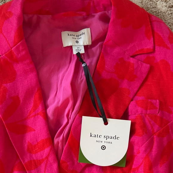 Kate Spade Target Women's Red Blazer - Picture 2 of 4